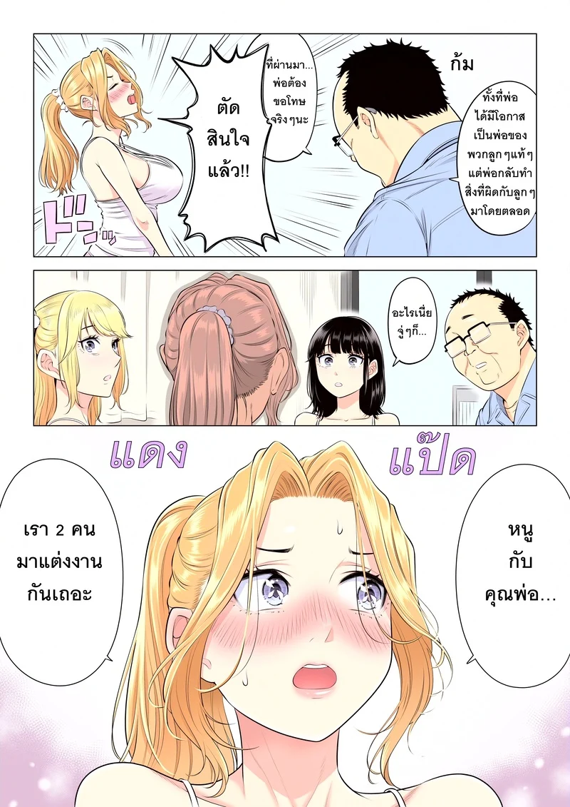 อ่านโดจิน หน้าที่บำบัดความใคร่ให้พ่อบุญธรรมของพวกเราสามพี่น้อง แปลไทย